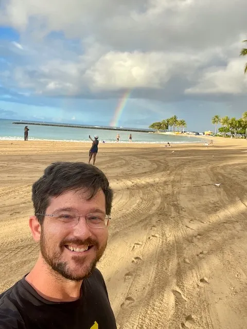 Brian at the beach