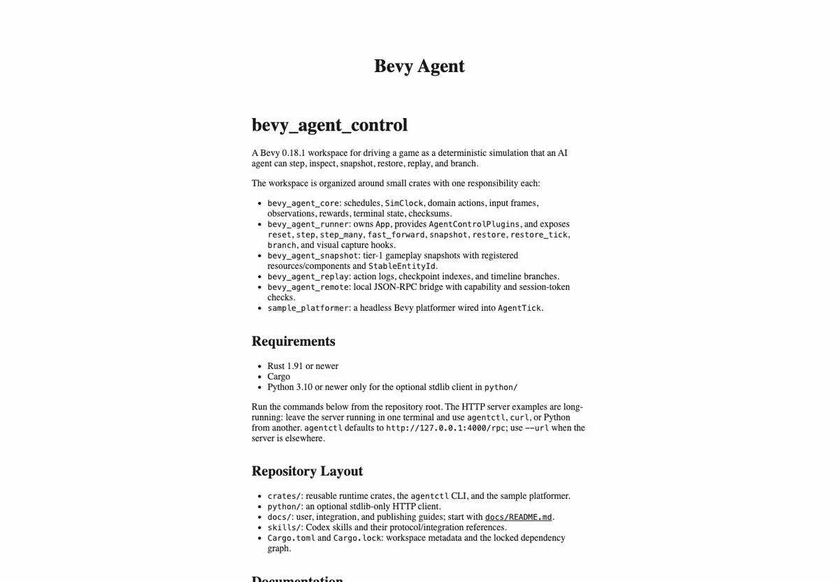 Cover image for Bevy Agent