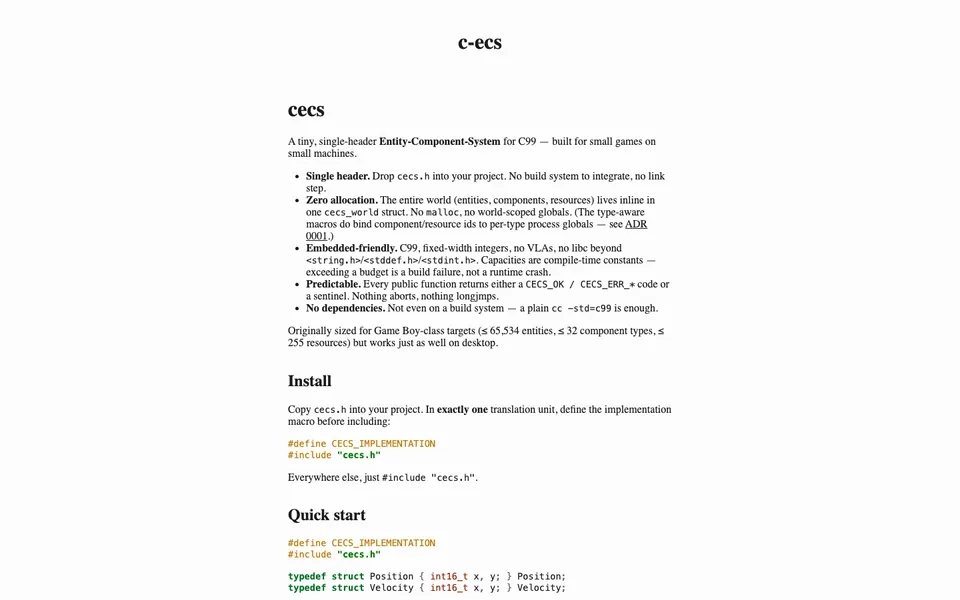 c-ecs