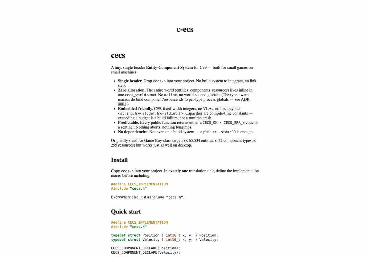 Cover image for c-ecs