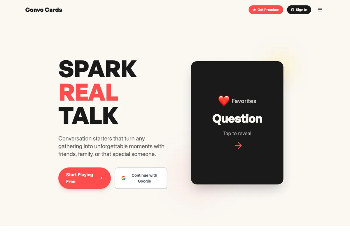 Cover image for Convo Cards