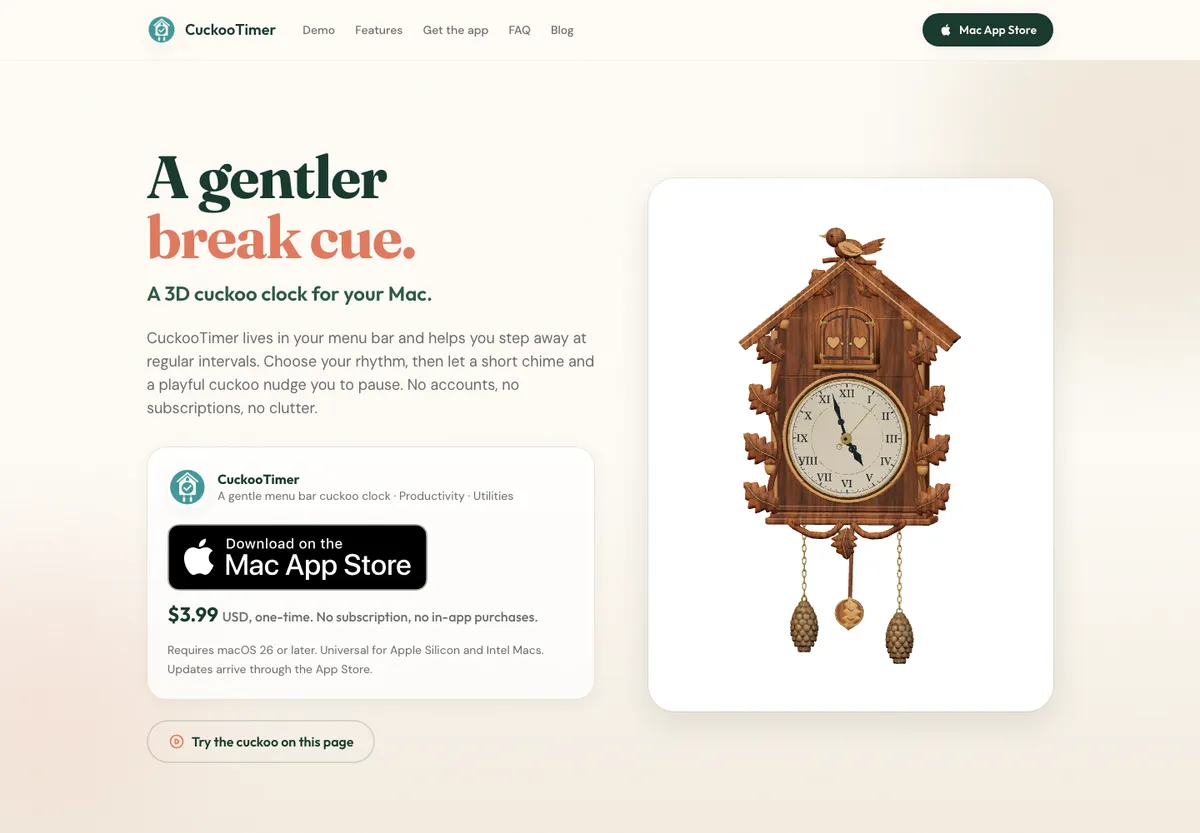Cover image for CuckooTimer