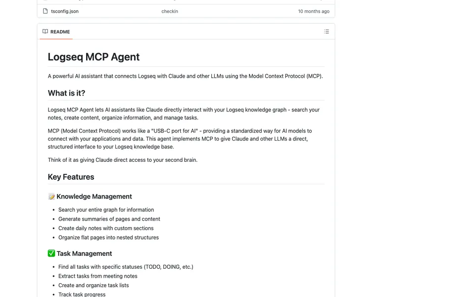 Logseq MCP