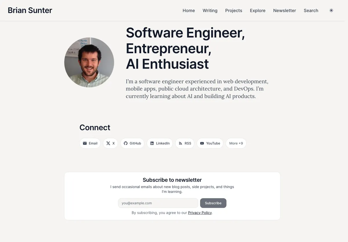 Cover image for Personal Site