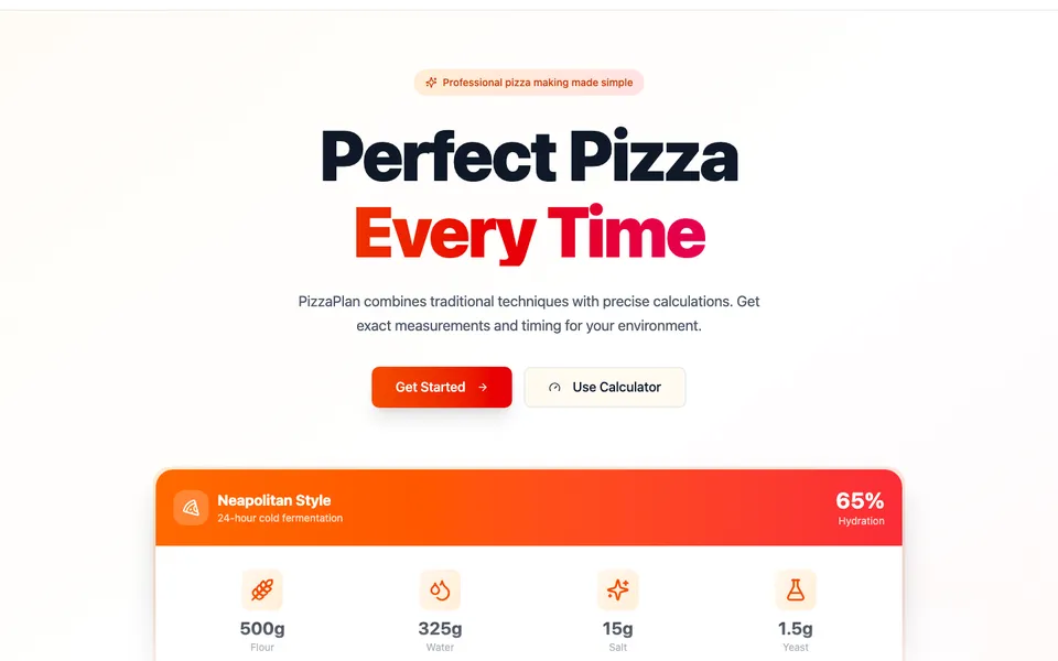 Pizza Plan