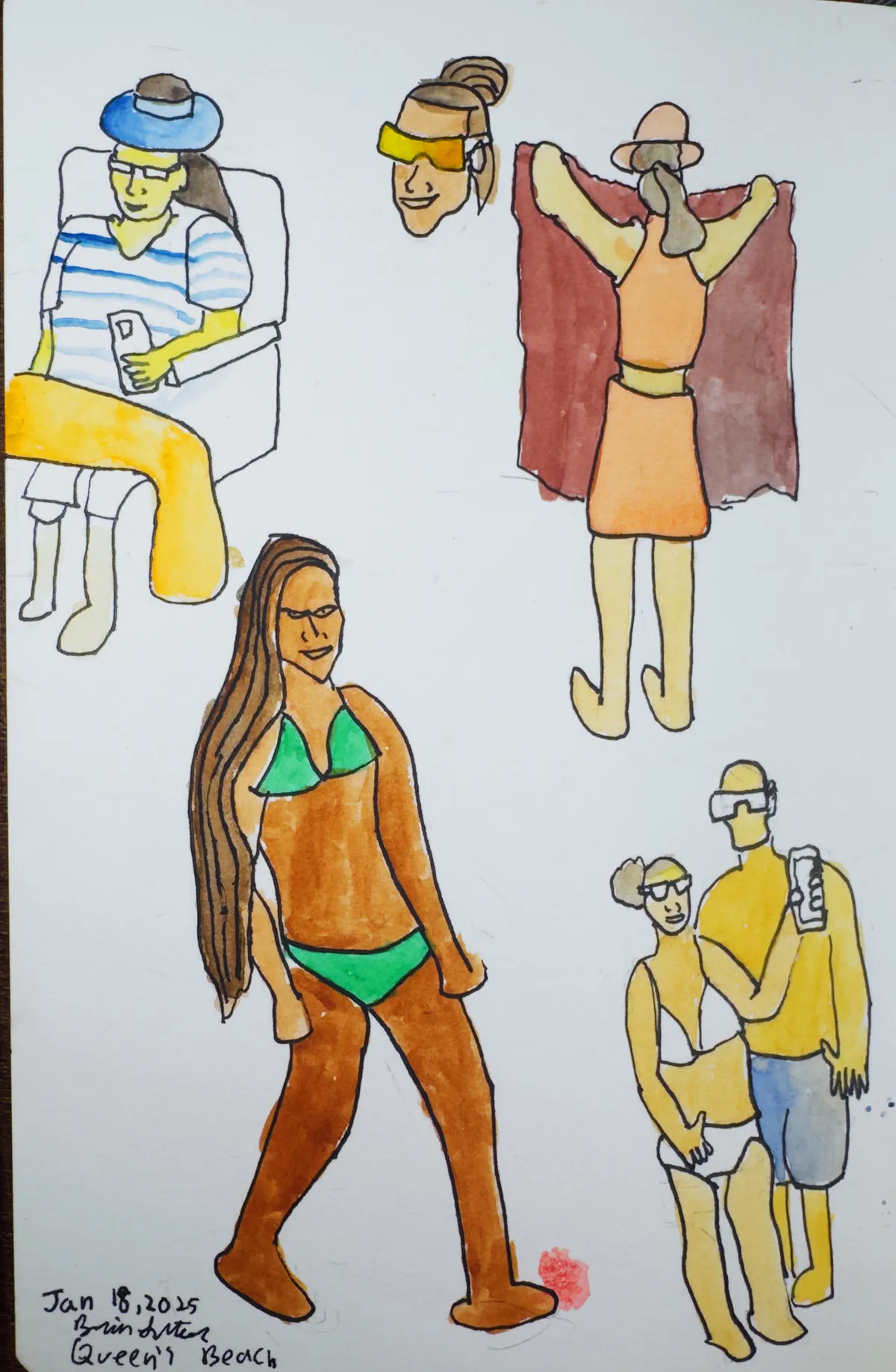 Queen's Beach people