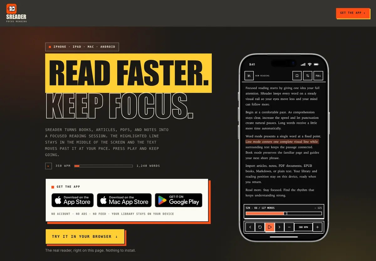 Cover image for SReader