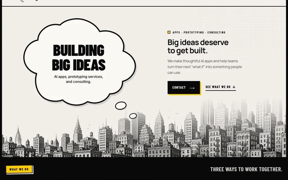 ThoughtBubble Homepage
