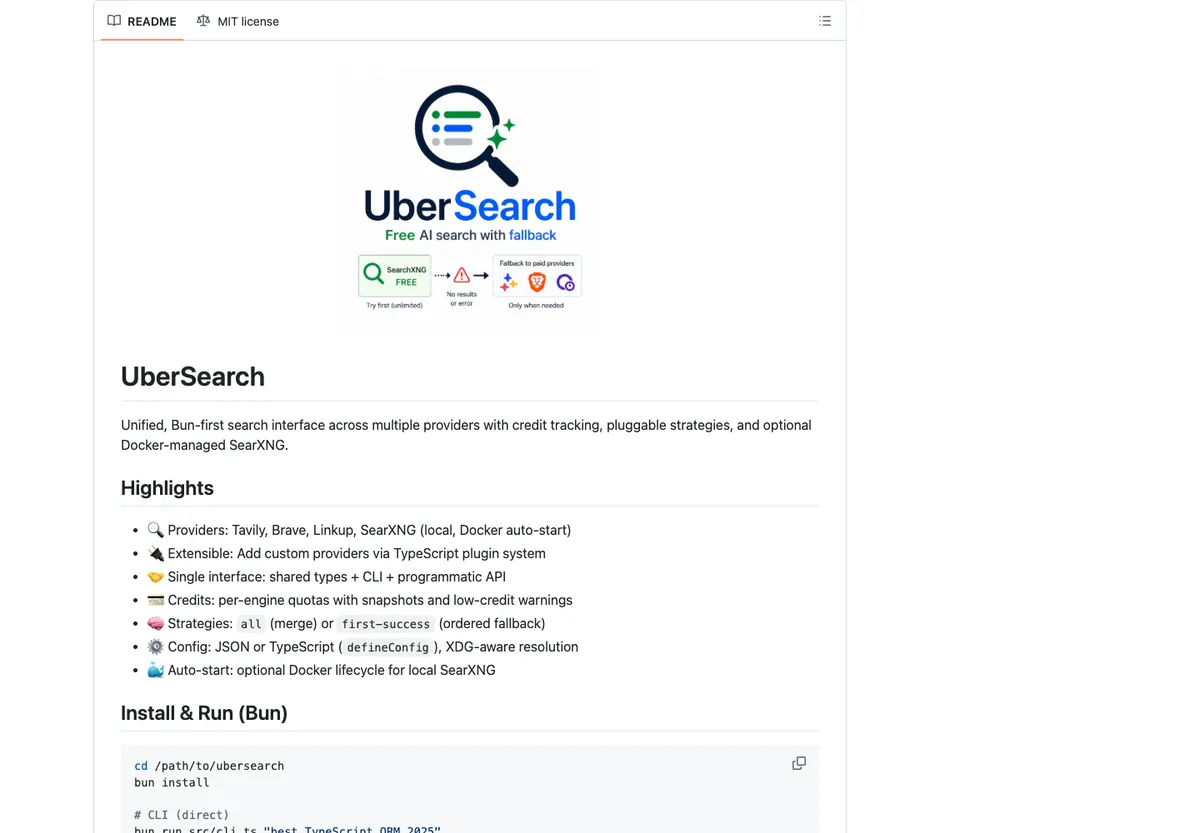Cover image for UberSearch
