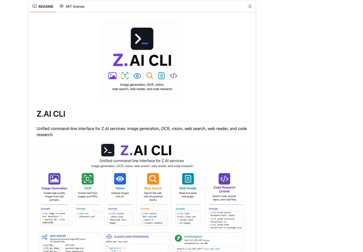 Cover image for Z.AI CLI